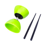 Maxbell Chinese Yoyo Diabolo Set Portable Juggling Toy for Adults Children Beginners Green L