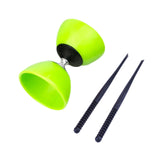 Maxbell Chinese Yoyo Diabolo Set Portable Juggling Toy for Adults Children Beginners Green L