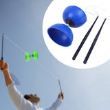Maxbell Chinese Yoyo Diabolo Set Portable Juggling Toy for Adults Children Beginners Blue S