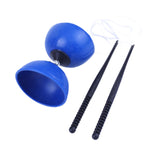 Maxbell Chinese Yoyo Diabolo Set Portable Juggling Toy for Adults Children Beginners Blue S