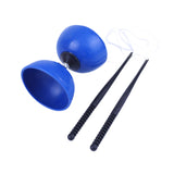 Maxbell Chinese Yoyo Diabolo Set Portable Juggling Toy for Adults Children Beginners Blue S