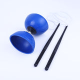 Maxbell Chinese Yoyo Diabolo Set Portable Juggling Toy for Adults Children Beginners Blue S