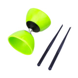 Maxbell Chinese Yoyo Diabolo Set Portable Juggling Toy for Adults Children Beginners Green S