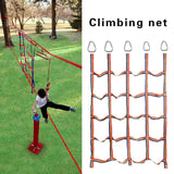 Maxbell Kids Climbing Net Equipment Novelty Practical with Hooks Hanging Step Ladder