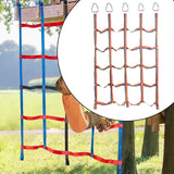 Maxbell Kids Climbing Net Equipment Novelty Practical with Hooks Hanging Step Ladder