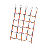 Maxbell Kids Climbing Net Equipment Novelty Practical with Hooks Hanging Step Ladder