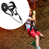 Maxbell Slider Slacklines Pulley Sturdy Zip Line Kit for Outdoor Climbing Monkey Bar