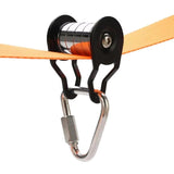 Maxbell Slider Slacklines Pulley Sturdy Zip Line Kit for Outdoor Climbing Monkey Bar