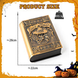 Maxbell Halloween Decoration Spell Book with Sound Lights Gift Table Decorative Book