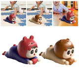 Maxbell Crawling Baby Toy for Girls Boys Pretend Play Interactive Moving Sensory Toy red blue