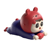 Maxbell Crawling Baby Toy for Girls Boys Pretend Play Interactive Moving Sensory Toy red blue