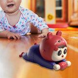 Maxbell Crawling Baby Toy for Girls Boys Pretend Play Interactive Moving Sensory Toy red blue