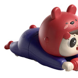 Maxbell Crawling Baby Toy for Girls Boys Pretend Play Interactive Moving Sensory Toy red blue