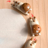 Maxbell Crawling Baby Toy for Girls Boys Pretend Play Interactive Moving Sensory Toy khaki brown