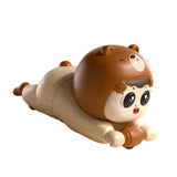 Maxbell Crawling Baby Toy for Girls Boys Pretend Play Interactive Moving Sensory Toy khaki brown