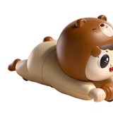 Maxbell Crawling Baby Toy for Girls Boys Pretend Play Interactive Moving Sensory Toy khaki brown