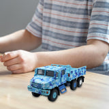 Maxbell 1:64 Scale Diecast Truck Ornament Collection Role Play Armored Truck Vehicle blue
