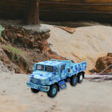 Maxbell 1:64 Scale Diecast Truck Ornament Collection Role Play Armored Truck Vehicle blue