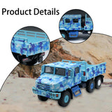 Maxbell 1:64 Scale Diecast Truck Ornament Collection Role Play Armored Truck Vehicle blue