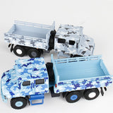 Maxbell 1:64 Scale Diecast Truck Ornament Collection Role Play Armored Truck Vehicle gray blue