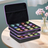 Maxbell yo Balls Storage Case Pouch Double Zippers Outdoor Equipment Storage Handbag Purple