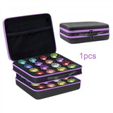 Maxbell yo Balls Storage Case Pouch Double Zippers Outdoor Equipment Storage Handbag Purple