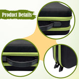 Maxbell yo Balls Storage Case Pouch Double Zippers Outdoor Equipment Storage Handbag Green