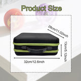 Maxbell yo Balls Storage Case Pouch Double Zippers Outdoor Equipment Storage Handbag Green