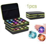 Maxbell yo Balls Storage Case Pouch Double Zippers Outdoor Equipment Storage Handbag Green