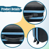 Maxbell yo Balls Storage Case Pouch Double Zippers Outdoor Equipment Storage Handbag Blue