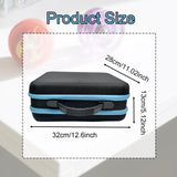 Maxbell yo Balls Storage Case Pouch Double Zippers Outdoor Equipment Storage Handbag Blue