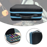 Maxbell yo Balls Storage Case Pouch Double Zippers Outdoor Equipment Storage Handbag Blue