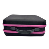 Maxbell yo Balls Storage Case Pouch Double Zippers Outdoor Equipment Storage Handbag Rose Red