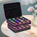 Maxbell yo Balls Storage Case Pouch Double Zippers Outdoor Equipment Storage Handbag Rose Red