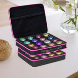 Maxbell yo Balls Storage Case Pouch Double Zippers Outdoor Equipment Storage Handbag Rose Red