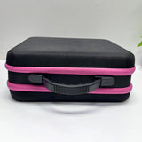 Maxbell yo Balls Storage Case Pouch Double Zippers Outdoor Equipment Storage Handbag Rose Red