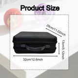 Maxbell yo Balls Storage Case Pouch Double Zippers Outdoor Equipment Storage Handbag Black