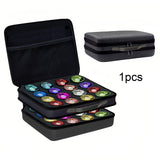 Maxbell yo Balls Storage Case Pouch Double Zippers Outdoor Equipment Storage Handbag Black