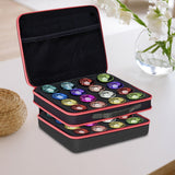 Maxbell yo Balls Storage Case Pouch Double Zippers Outdoor Equipment Storage Handbag Red