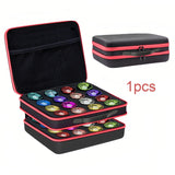 Maxbell yo Balls Storage Case Pouch Double Zippers Outdoor Equipment Storage Handbag Red