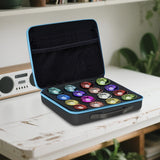 Maxbell Yoyo Storage Case Outdoor Equipment Bag Protector Shockproof Pouch Organizer blue