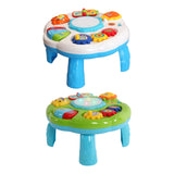 Maxbell Baby Activity Table Portable Preschool Learning for Boys Girls Kids Children white