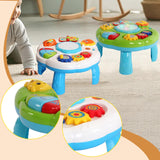 Maxbell Baby Activity Table Portable Preschool Learning for Boys Girls Kids Children white