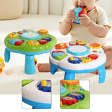 Maxbell Baby Activity Table Portable Preschool Learning for Boys Girls Kids Children white