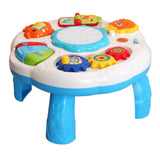 Maxbell Baby Activity Table Portable Preschool Learning for Boys Girls Kids Children white
