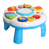 Maxbell Baby Activity Table Portable Preschool Learning for Boys Girls Kids Children white