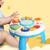 Maxbell Baby Activity Table Portable Preschool Learning for Boys Girls Kids Children white
