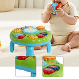Maxbell Baby Activity Table Portable Preschool Learning for Boys Girls Kids Children green