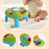 Maxbell Baby Activity Table Portable Preschool Learning for Boys Girls Kids Children green