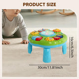 Maxbell Baby Activity Table Portable Preschool Learning for Boys Girls Kids Children green
